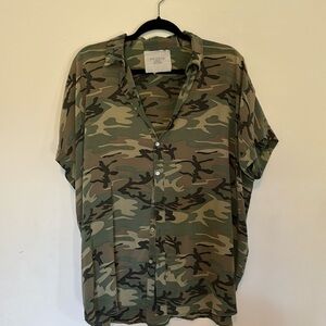 Acacia Mombasa Silk Camouflage Shirt